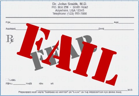 Prescription for Fear: FAIL